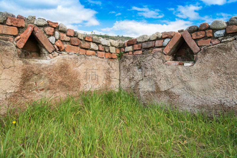 罗马风格,萨莱诺,水平画幅,建筑,无人,户外,大门,要塞,过去,艾丽丝