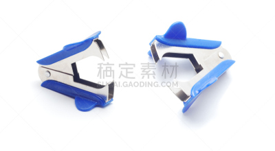 取钉器,水平画幅,无人,蓝色,静止的,背景分离,金属,订书机,钉书钉,工具