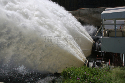 水坝,巴西的东北部,水平画幅,彩色图片,无人,巴西,北里奥格兰德洲,堰,水力发电,堤岸