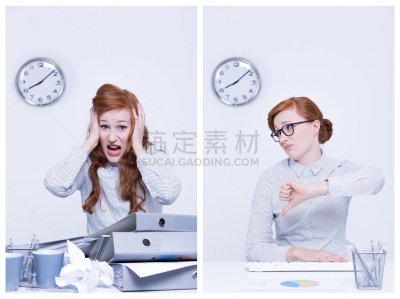 核对时间,职业,过度劳累,办公室,水平画幅,墙,情绪压力,小企业,新创企业,文档