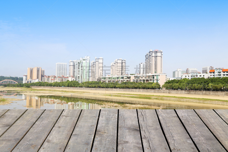 绵阳,蓝色,城市天际线,天空,水平画幅,建筑,木制,无人,户外,都市风景