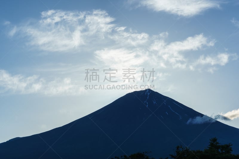 富士山,早晨,Asagiri-Kogen,富士箱根伊豆国立公园,静冈县,天空,美,里山,休闲活动,水平画幅