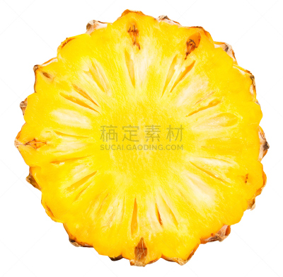 菠萝,凤梨圈,切片食物,横截面,水果,果阿,水平画幅,无人,生食,特写