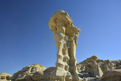 动物头,霍斯舒峡谷,鹿皮流狭缝,霍皮族,纪念碑谷部落公园,南达科他州,羚羊谷,纪念碑山谷,荒地,科约特丘