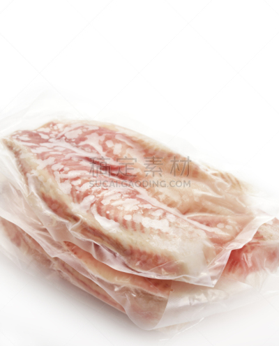 肉片,冻结的,鱼肉,罗非鱼,垂直画幅,无人,生食,海产,塑胶,特写