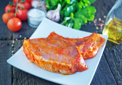 生食,肉,牛排,招牌牛排,格子烤肉,嫩里脊排,水平画幅,夏天,户外,乡村风格