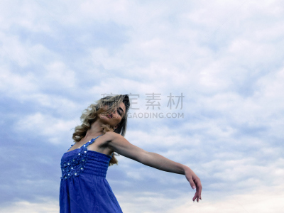 女孩,自然美,天空,彩妆,spa美容,健康,夏天,仅成年人,青年人,魅力