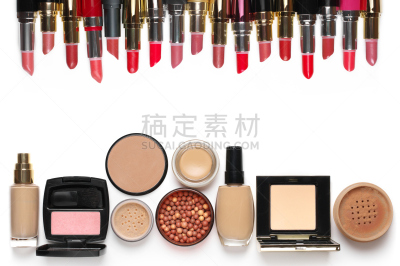 彩妆,化妆用品,舞台,个人随身用品,美,留白,褐色,调色板,边框,水平画幅