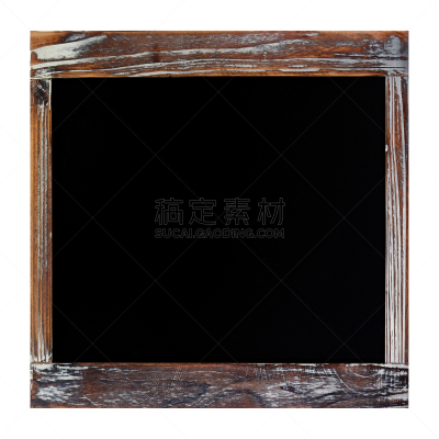 模板,分离着色,空白的,黑板,白色背景,板擦,菜单,空的,边框,厚木板
