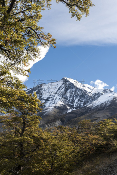 雪,山,自然,垂直画幅,水,天空,寒冷,地形,无人,户外