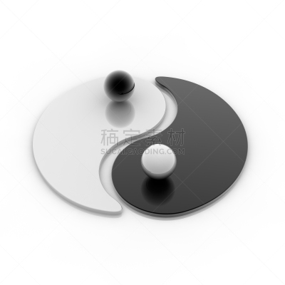 阴阳符,禅宗,计算机制图,白色,形状,无人,三维图形,绘画插图,方形画幅,黑色