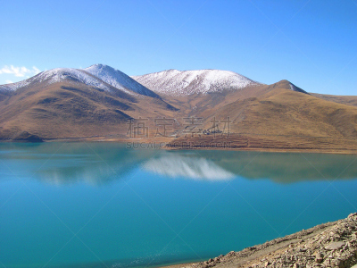 湖,羊卓雍措,yamdrok yamtso,水,天空,灵性,水平画幅,雪,无人,东亚