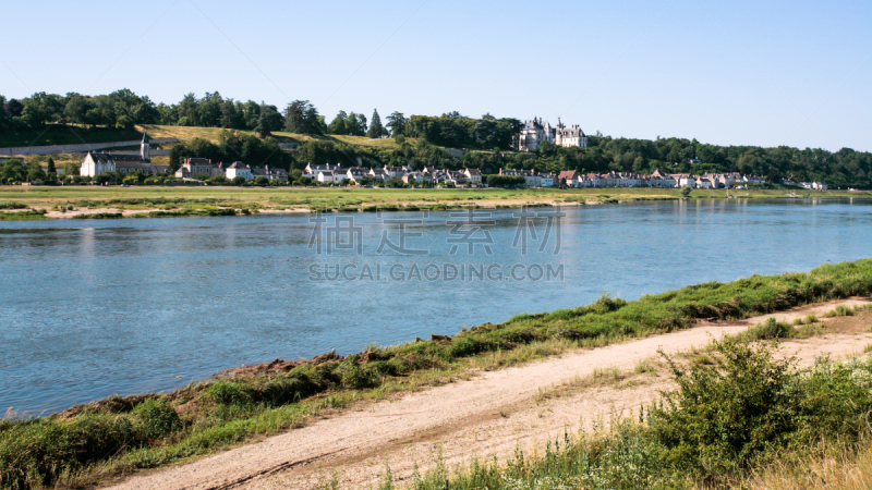 安博瓦茨,都市风景,卢瓦尔河,斯德岛,杜塞尔多夫,水,卢瓦尔河谷,水平画幅,银行,无人