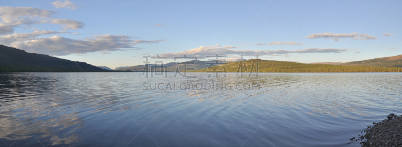 湖,普陀拉那高原,山,全景,水,天空,美,水平画幅,无人,夏天