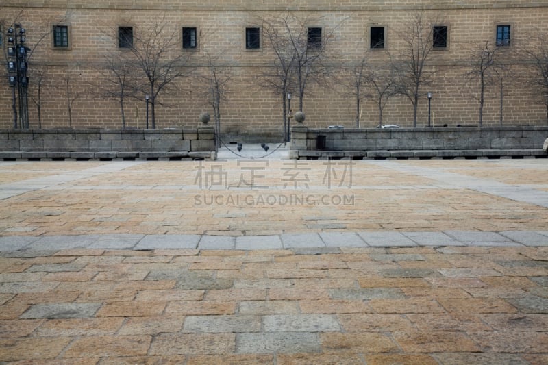 石材,风景,埃斯科里亚尔,纪念碑,留白,外立面,水平画幅,墙,无人