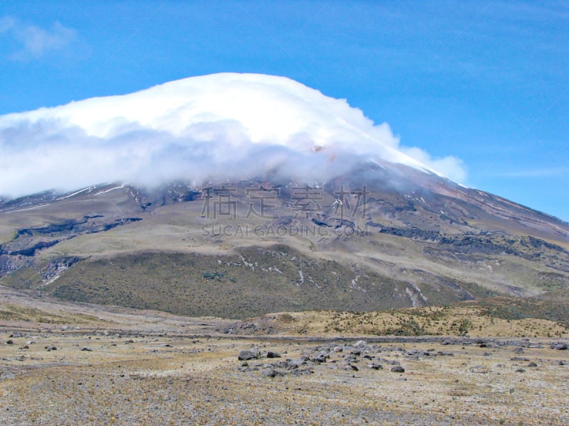 基多,风景,科多巴克西火山,寒冷,云,雪,公园,厄瓜多尔,著名景点,殖民地式