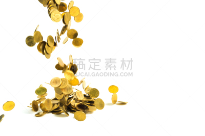 商务,黄金,金融,概念,分离着色,白色背景,水平画幅,银行,男商人,贝恩