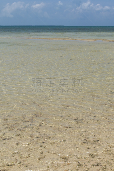 海滩,冲绳县,风景,岛,垂直画幅,美,留白,度假胜地,休闲活动,沙子