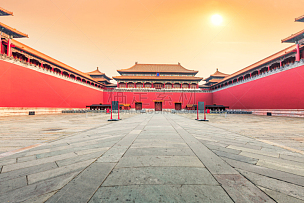 故宫,宫殿,北京,远古的,世界遗产,禁止的,国际著名景点,宏伟,寺庙,大门