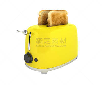 多士炉,吐司面包,特写,三维图形,阴影,厨房器具,白色背景,烹调用具,工匠,用具
