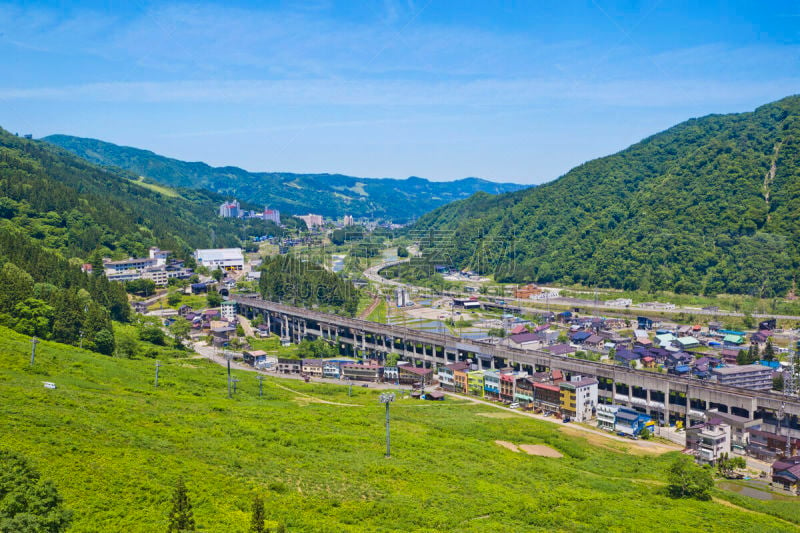 夏天,山,汤泽市,都市风光,非都市风光,田园风光,地形,户外,纯净,美