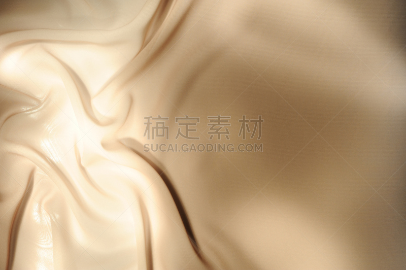 纺织品,米色,纹理效果,弄皱的,一个物体,华贵,薄纱网,纹理,花体,弯曲