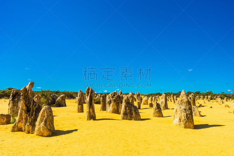 澳大利亚,尖峰,西澳大利亚,水平画幅,地形,无人,户外,石峰沙漠,石头,珀斯