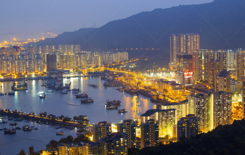 屯门,城市天际线,实时,中午,动物身体部位,都市风景,现代,人的眼睛,白色