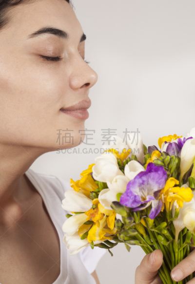 白昼,女人,概念,羊毛帽,贺卡,背景分离,肖像,木制,情人节