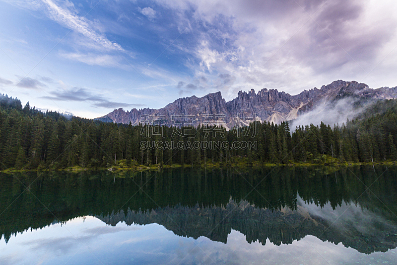 湖,多洛米蒂山脉,意大利,阿尔卑斯山脉,山,冰河,自然美,秘密,怪异,暗色
