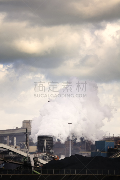钢厂,塔塔钢铁,艾默伊登,焚化炉,京都协议书,铝厂,（飞机的）水汽尾迹,垂直画幅,天空,气候
