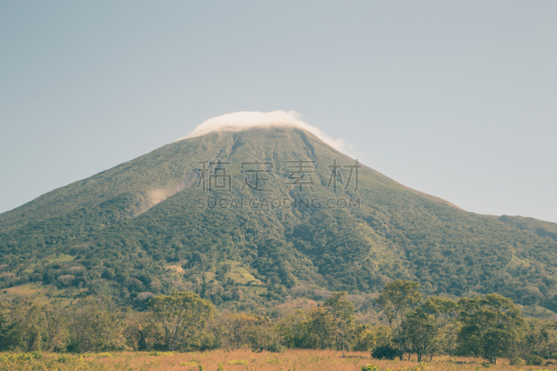 岛,火山,康塞普西翁,尼加拉瓜,看风景,自然,湖岸,水平画幅,山,地质学