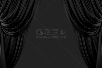 窗帘,纺织品,现代,抽象,黑色,几何学,背景,三维图形,窗帘结,诺伦