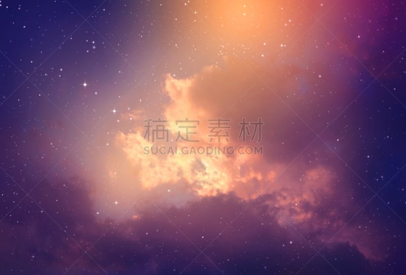 天空,星星,夜晚,星系,望远镜,水平画幅,科学,星云,the pleiades,泰国