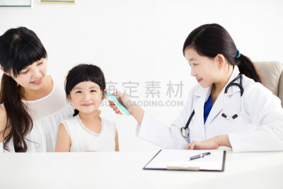 人的耳朵,温度计,专业人员,药,家庭,温度,东亚人,仅儿童,小的