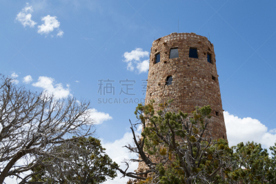 了望塔,沙漠,看风景,大峡谷北缘,大峡谷南缘,岩层,科罗拉多河,大峡谷,峭壁,纳瓦霍族