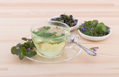 常春藤,茶,研磨食品,gold lysimachia,茶匙,木匙,花茶,餐具,水平画幅,无人