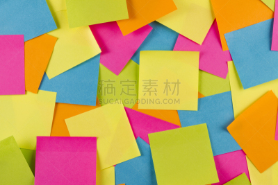 便签,背景,多色的,告示牌,留白,灵感,水平画幅,消息,无人,想法