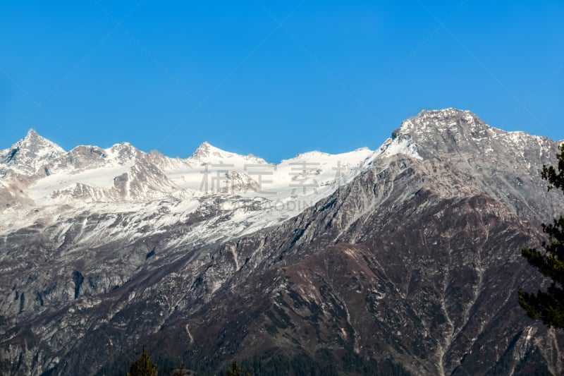 山脉,巴基斯坦,山谷,风景,居住区,北,自然美,开伯尔山口,自然,草地