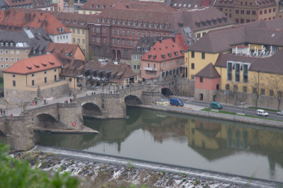 桥,都市风景,过时的,美因河,水平画幅,伍茨堡,无人,户外,alte mainbrucke,水坝
