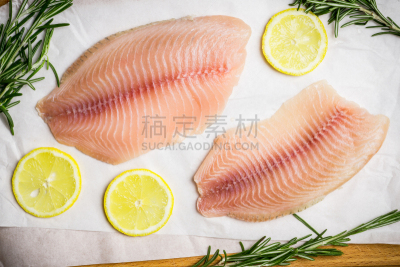 生食,罗非鱼,案板,鱼片,酸,牛排,清新,自然界的状态,鱼肝油,香料