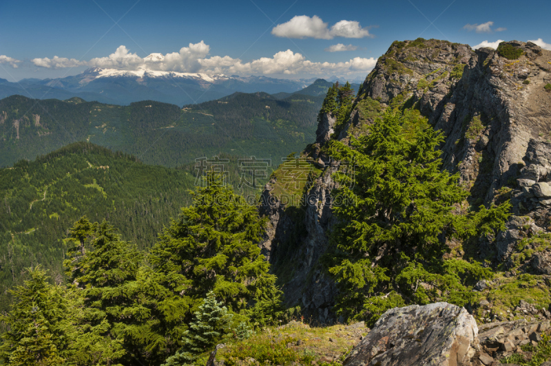山,美国,华盛顿州,索克河,北小瀑布国家公园,卡斯基德山脉,天空,水平画幅,雪,无人