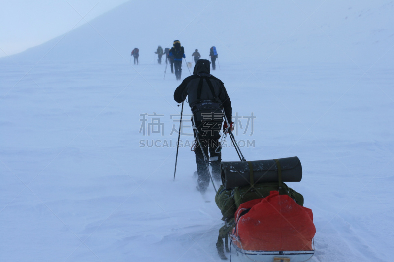 斯瓦尔巴德群岛,挪威,暴风雨,水平画幅,雪,户外,斯瓦尔巴特群岛和扬马延岛,白色,冬天,山