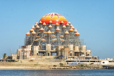 清真寺,立方体,天空,水平画幅,建筑,无人,户外,盖蒂中心,都市风景