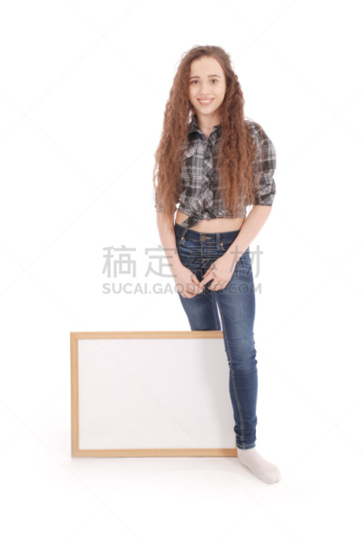 画框,女孩,垂直画幅,青少年,档案,想法,青年人,人的脸部,风景,边界