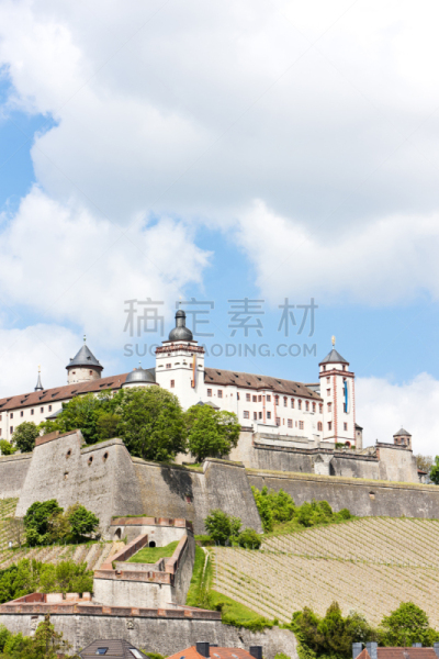 伍茨堡,垂直画幅,旅游目的地,建筑,无人,欧洲,古老的,户外,要塞,城市