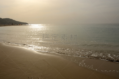 撒丁岛,英国电影学院奖,水,天空,水平画幅,沙子,无人,早晨,曙暮光,夏天