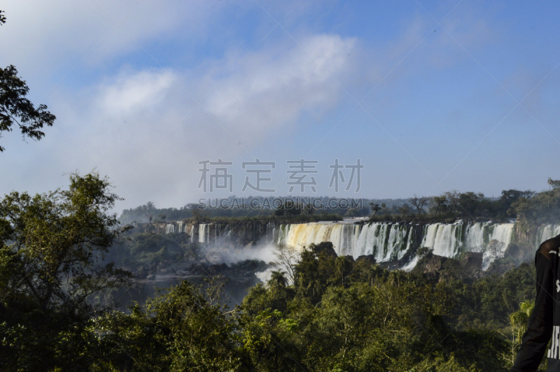 伊瓜苏瀑布,波伊瓜苏,伊瓜苏市,国际野生物保护公园,自然,南美,阿根廷,水平画幅,瀑布,无人