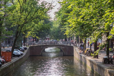 运河,阿姆斯特丹,leidsegracht,水,水平画幅,市区路,传统,古老的,荷兰北部,夏天
