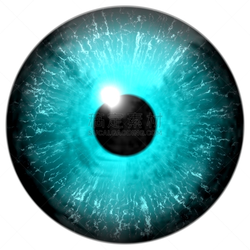人的眼睛,深的,数字6,尖利,三维图形,纹理效果,美,蓝色,绘画插图